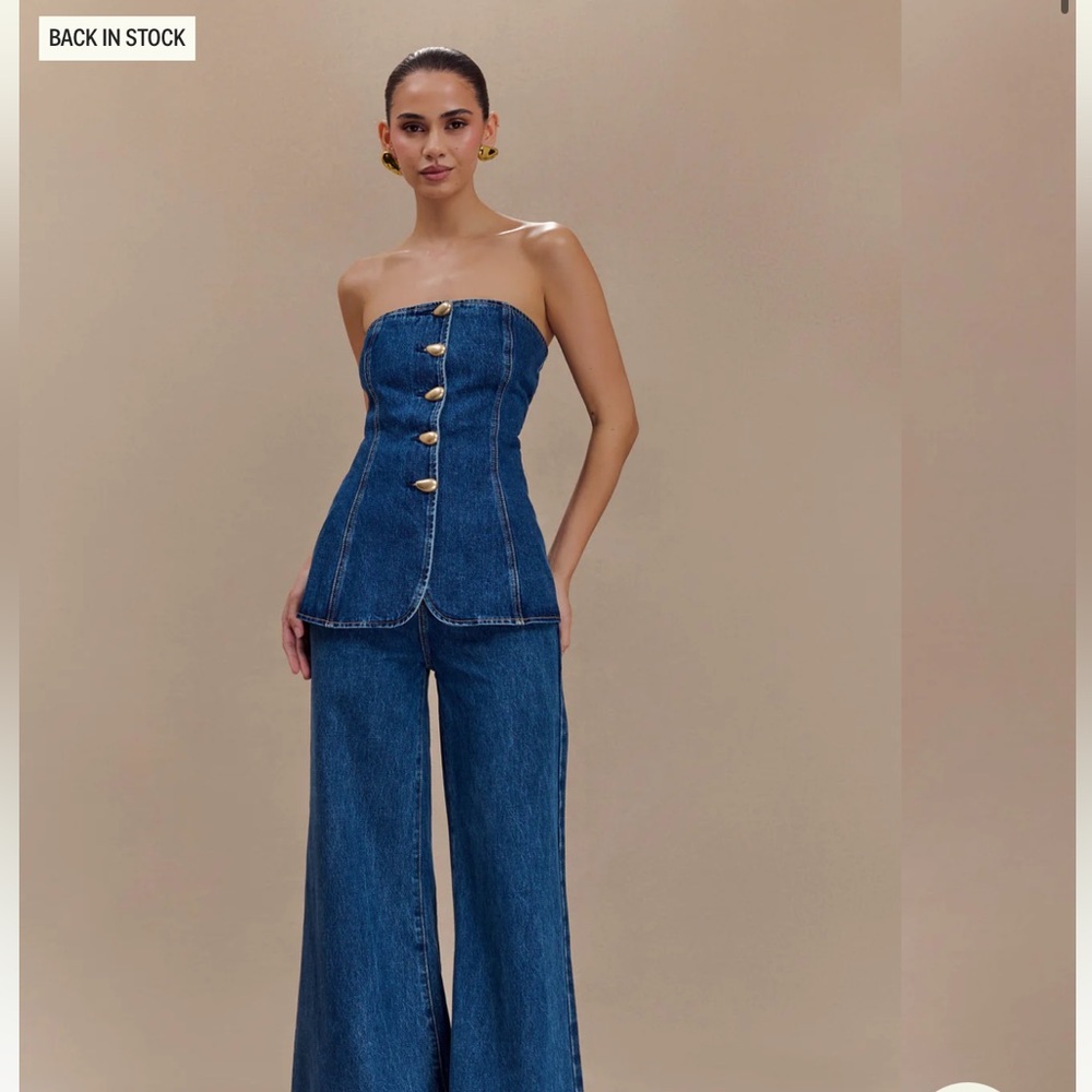 Meshki Blue Denim Set